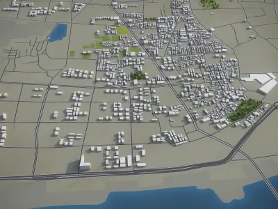 Surat  Low-poly 3D model