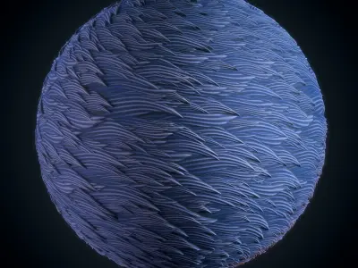 Fur Stylized - Vol 02 - SBsar - Maps 3D model purchase