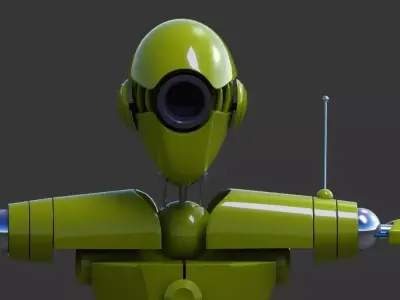 robot 7 3D model