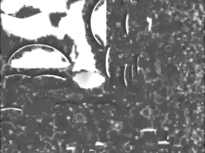 Luminous Gemstone Cluster Ring - Chromatic Fantasy Jewel Low-poly 3D model