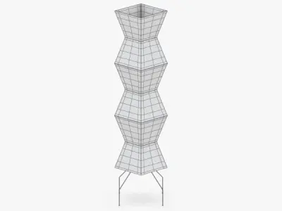 1451 - Floor Lamp Low-poly 3D model