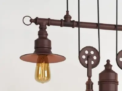 Hanging Lamp LOFT HOUSE P-103 3D model
