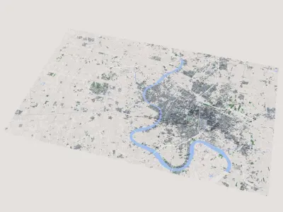 Bangkok City Thailand 3D model