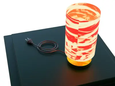 Table lamp Free low-poly 3D model