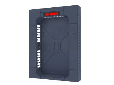 Scarif Hallway Door 1-6 scale Hottoys 3D print model