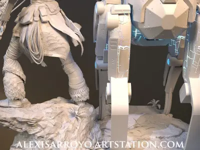 Aloy Horizon Zero Dawn 3D print model