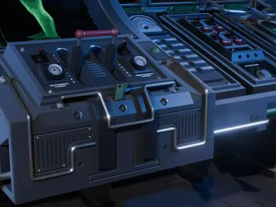 Sci-fi Control Panels 3D model