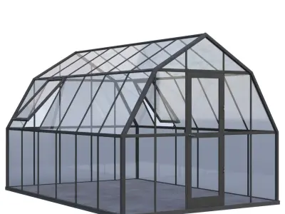 Winter Garden Set01 3D model