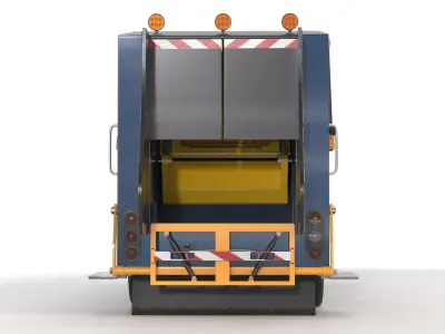  Generic Garbage Truck 03 