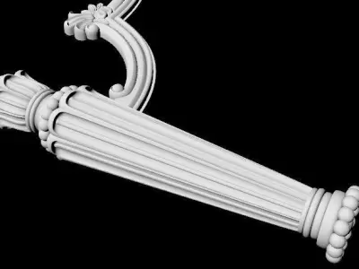 cnc carving bed 3D model