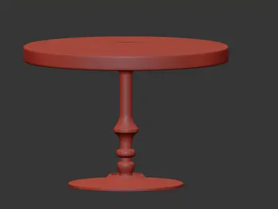 COFFEE TABLE SUE BLACK 3D model