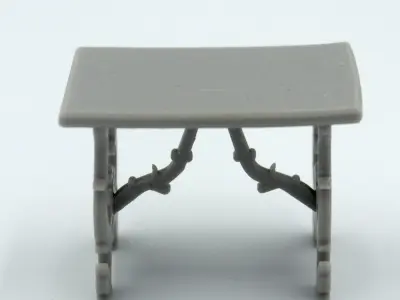 Dollhouse miniature antique Italian Table  3D print model