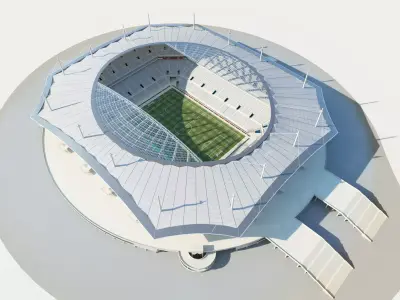 Seoul World Cup Stadium 3D model