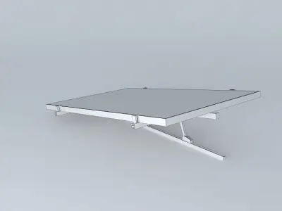Photovoltaic plate Free 3D model