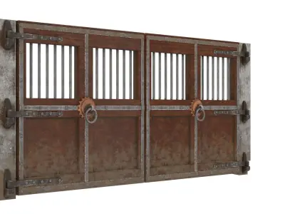 Arena - Dungeon Door Low-poly 3D model