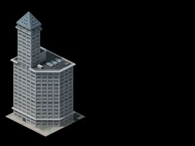 Heterogeneous - Building 08 3D model