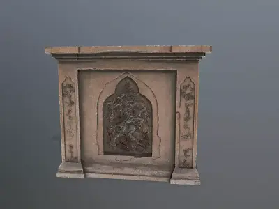 column Low-poly 3D model 6