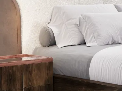 Brooke Bed  3D model