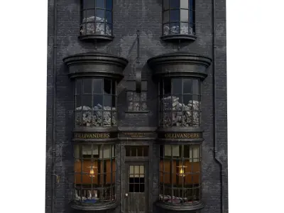 Ollivanders Wand Shop  3D model