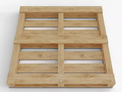 Wooden Pallet 3D model