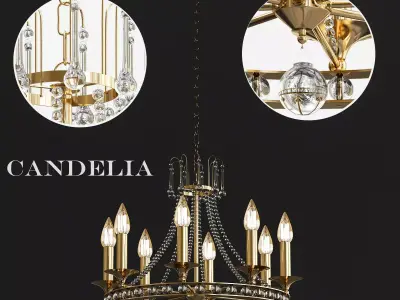 Candelia Chandelier 3D model