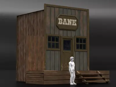 West Wild Home 16 Low-poly 3D model