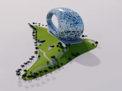 Museum of the Future - Dubai - UAE 3D model