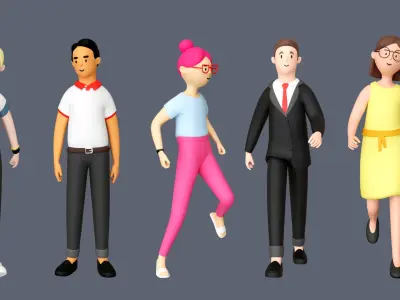  cartoon characters 3 02 