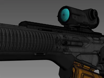 eclipse gta san andreas gun 3D model