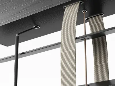 Wooden Blinds Set 13 3D model