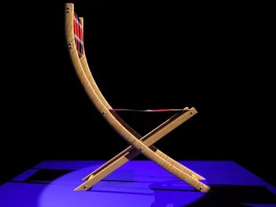 SILLA JARDIN 3D model