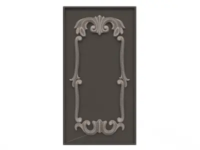 Kitchen Cabinet Door Classic 2 Shahin Low-poly 3D model