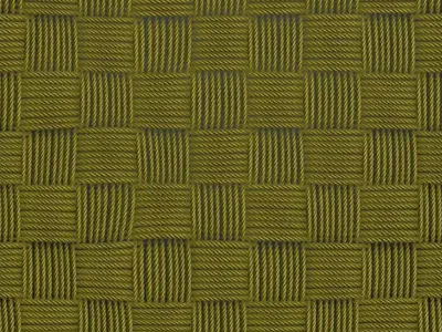 Yellow Basket Weave Rope Pattern PBR Seamless Texture