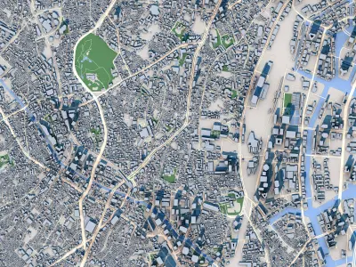 4 Tokyo City Japan  3D model