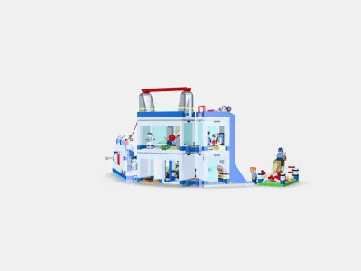 LEGO City Police Training Academy 60372 3D model