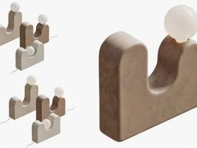 Rolling Hills Table Lamp 3D model