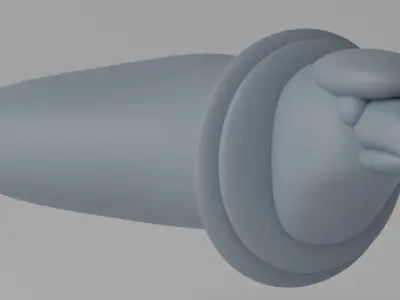 Chrysler Building Gargoyle New York City 3D model