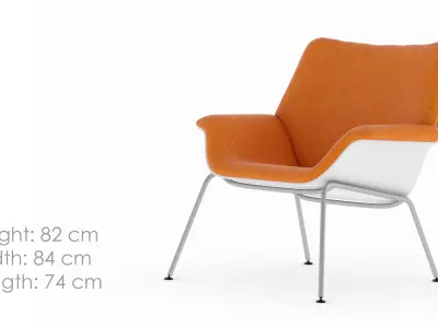 Herman Miller Swoop Lounge Chair 3D model
