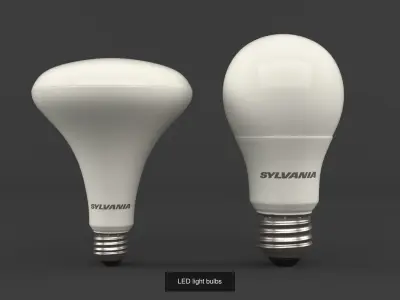 Smart Light Bulbs Collection 3D Model Pack