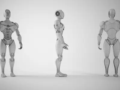 ANDROID CYBER ROBOT 3D model