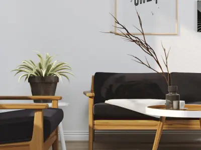 Scandinavian scene 2 3D model