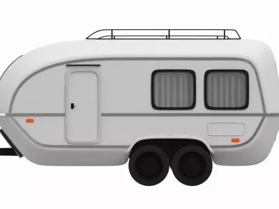 Caravan 01 3D model
