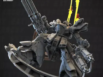 Wasabi Static Set 120mm 3D print model