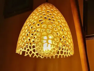 Voronoi Lamp 3D print model get