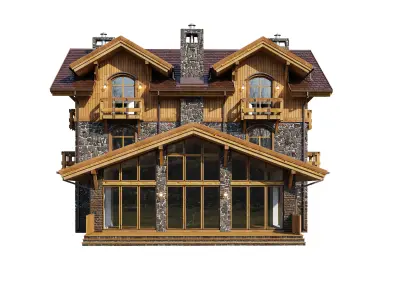 Alpine House 3D model