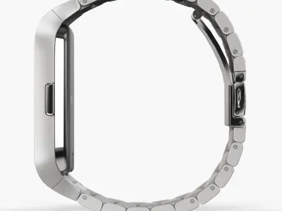 Sony SmartWatch 3 Silver Low-poly 3D model