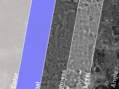 Decorative Plaster 01 - PBR - 4K Texture