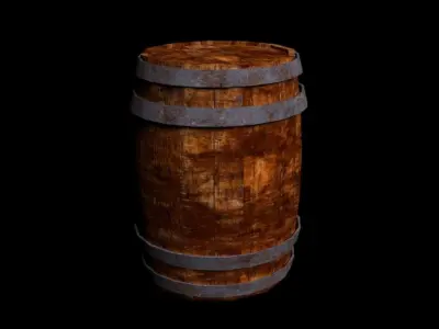 Dungeon Furniture Low-poly 3D model