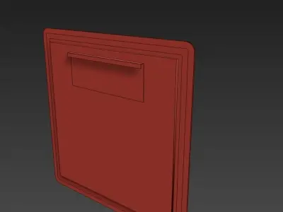 Deejay LED Mirror 700x700mm 3D model