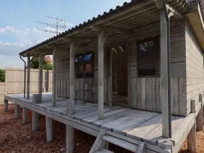 old house-Old Abandoned House  3D model